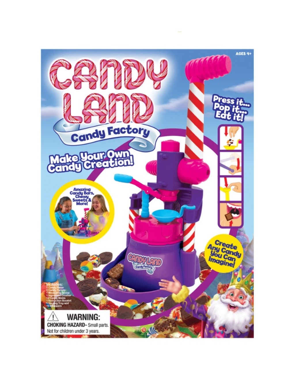 NIB. HASBRO Candy Land Candy Factory Kids Toy